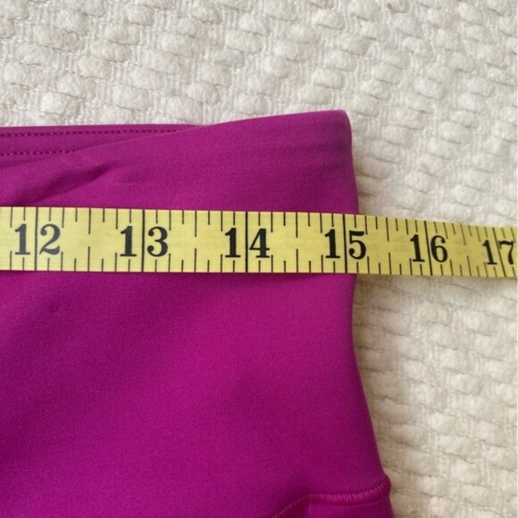 NWT GapFit Eclipse High Rise Magenta Crop Leggings Size L Stretchy Breathable - Picture 6 of 7